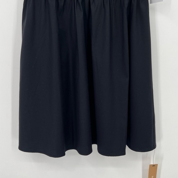 REFORMATION BLACK BUTTON MINI Isador Dress SIZE 2 Fitted waist low V summer mini - Picture 9 of 9